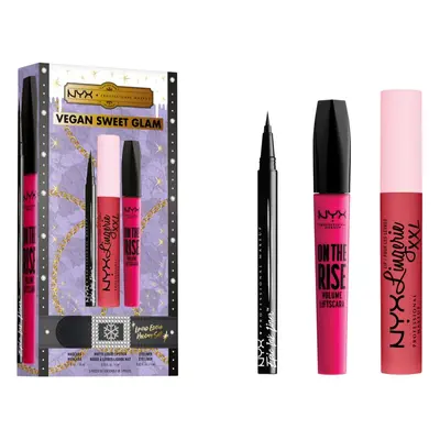 NYX Professional Makeup Limited Edition Xmass Sweet Glam vánoční dárková sada pro dokonalý vzhle