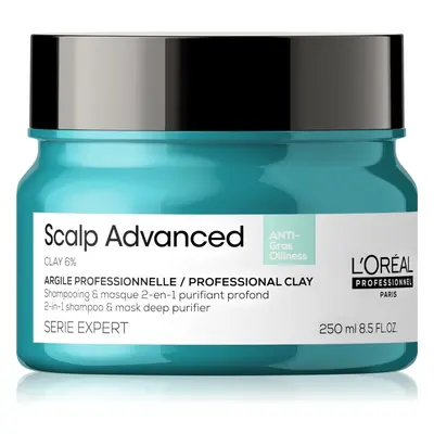 L’Oréal Professionnel Serie Expert Scalp Advanced šampon a maska 2 v 1 pro mastné vlasy a vlasov