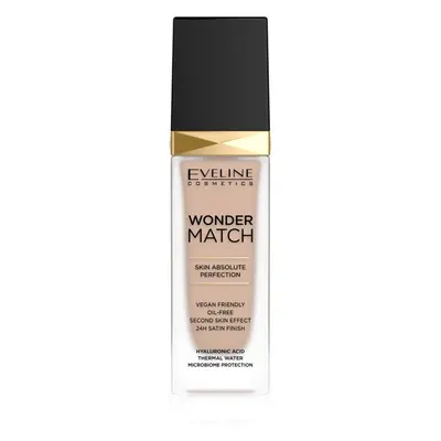 Eveline Cosmetics Wonder Match dlouhotrvající tekutý make-up s kyselinou hyaluronovou odstín 12 