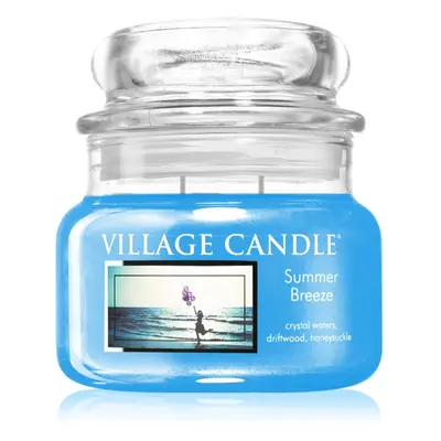 Village Candle Summer Breeze vonná svíčka (Glass Lid) 262 g