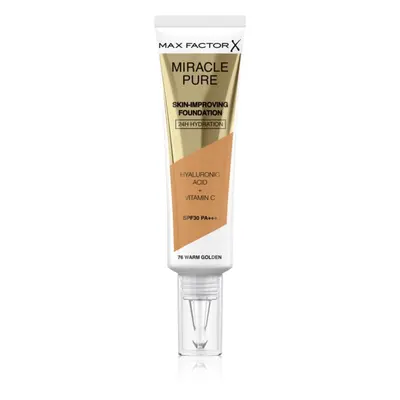 Max Factor Miracle Pure Skin dlouhotrvající make-up SPF 30 odstín 76 Warm Golden 30 ml