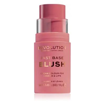 Makeup Revolution Fast Base tónovací balzám na rty a tváře odstín Blush 14 g