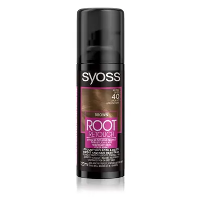 Syoss Root Retoucher tónovací barva na odrosty ve spreji odstín Brown 120 ml