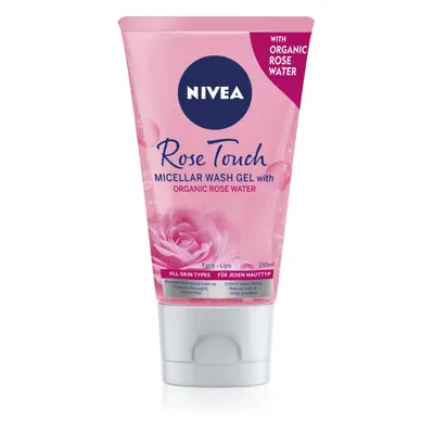 Nivea Rose Touch čisticí micelární gel 150 ml