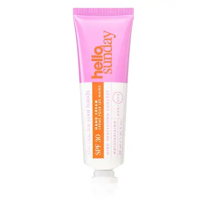 hello sunday the one for your hands ochranný krém na ruce SPF 30 30 ml