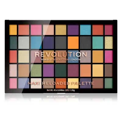 Makeup Revolution Maxi Reloaded Palette paletka pudrových očních stínů odstín Dream Big 45x1.35 