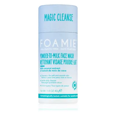 Foamie Powder-To-Milk Face Wash jemný pudr pro dokonalé vyčištění pleti 40 g