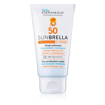 Dermedic Sunbrella Baby ochranný krém na obličej SPF 50 50 g