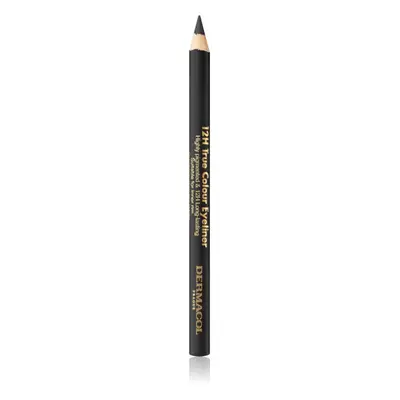 Dermacol True Colour Eyeliner dlouhotrvající tužka na oči odstín 08 Black 4 g