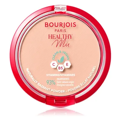 Bourjois Healthy Mix matující pudr pro zářivý vzhled pleti odstín 03 Rose Beige 10 g