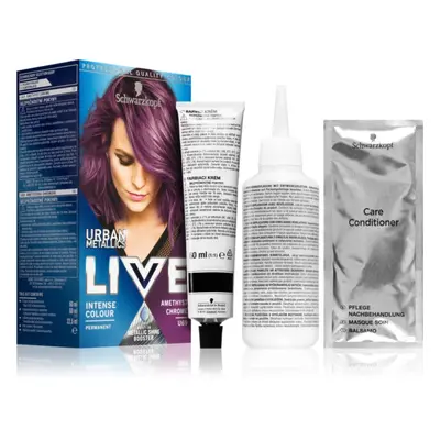 Schwarzkopf LIVE Urban Metallics permanentní barva na vlasy odstín U69 Amethyst Chrome 1 ks