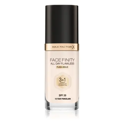 Max Factor Facefinity All Day Flawless dlouhotrvající make-up SPF 20 odstín 10 Fair Porcelain 30