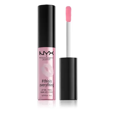 NYX Professional Makeup #thisiseverything olej na rty odstín 01 Sheer 8 ml