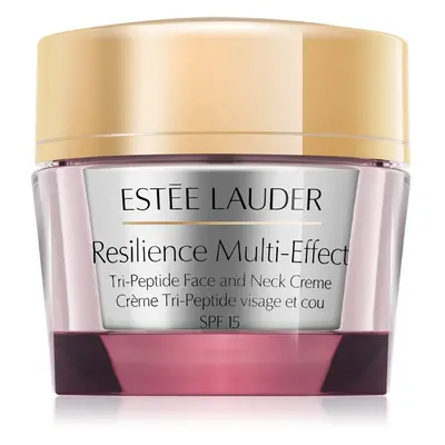 Estée Lauder Resilience Multi-Effect Tri-Peptide Face and Neck Creme SPF 15 intenzivně vyživujíc