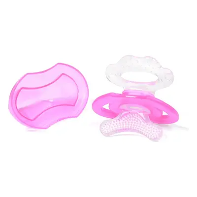 BabyOno Teether kousátko 3m+ Pink 1 ks