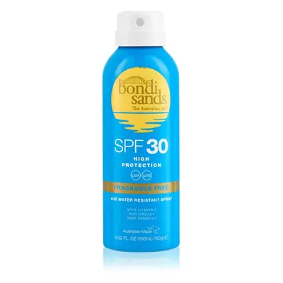 Bondi Sands SPF 30 Fragrance Free voděodolný sprej na opalování SPF 30 160 g