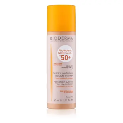 Bioderma Photoderm Nude Touch ochranný tónovaný fluid pro smíšenou až mastnou pleť SPF 50+ odstí