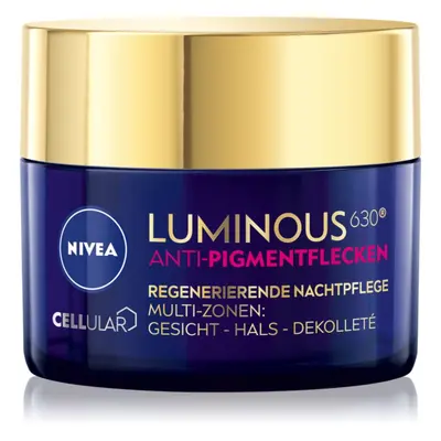 Nivea Cellular Luminous 630 noční krém proti pigmentovým skvrnám 50 ml