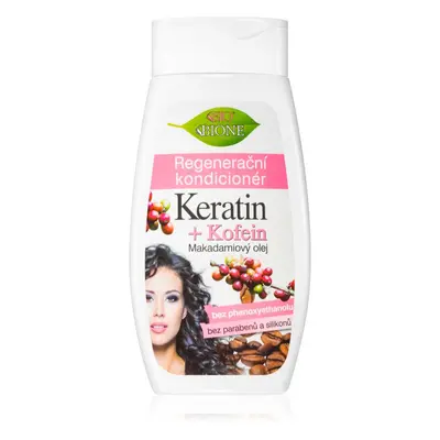 Bione Cosmetics Keratin + Kofein regenerační kondicionér na vlasy 260 ml