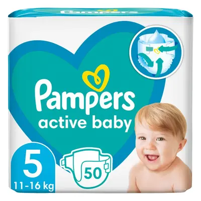 Pampers Active Baby Size 5 jednorázové pleny 11-16 kg 50 ks