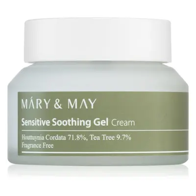 MARY & MAY Sensitive Soothing Gel Cream lehký hydratační gelový krém pro zklidnění a posílení ci