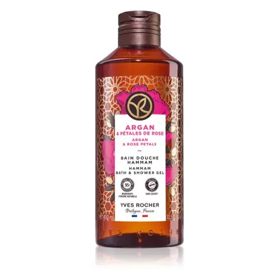 Yves Rocher Bain de Nature sprchový a koupelový gel Argan & Petal Rose 400 ml