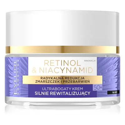 Eveline Cosmetics Retinol & Niacynamid revitalizační noční krém 50+ 50 ml