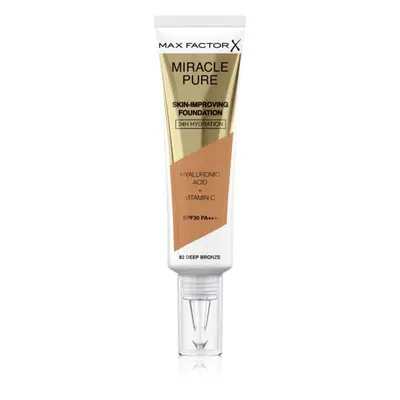 Max Factor Miracle Pure Skin dlouhotrvající make-up SPF 30 odstín 82 Deep Bronze 30 ml