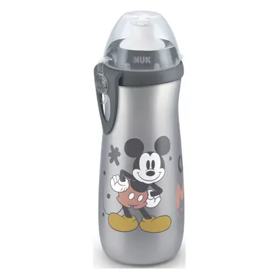 NUK First Choice Mickey Mouse dětská láhev 36m+ Grey 450 ml