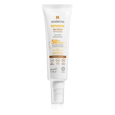 Sesderma Repaskin Silk Touch opalovací krém na obličej SPF 50 50 ml