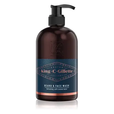 Gillette King C. Beard & Face Wash šampon na vousy 350 ml