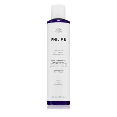 Philip B. Icelandic Blonde šampon pro blond a šedivé vlasy 220 ml