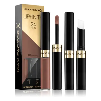 Max Factor Lipfinity Lip Colour dlouhotrvající rtěnka s balzámem odstín 190 Indulgent 4,2 g