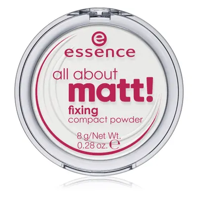 essence All About Matt! transparentní kompaktní pudr 8 g