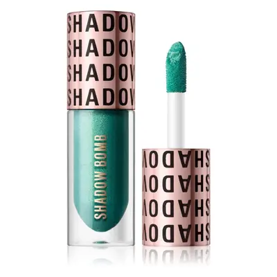 Makeup Revolution Shadow Bomb metalické oční stíny odstín Obsessed Teal 4,6 ml