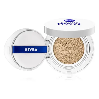 NIVEA Hyaluron Cellular Filler Cushion make-up v houbičce 3 v 1 odstín 01 Light 15 g