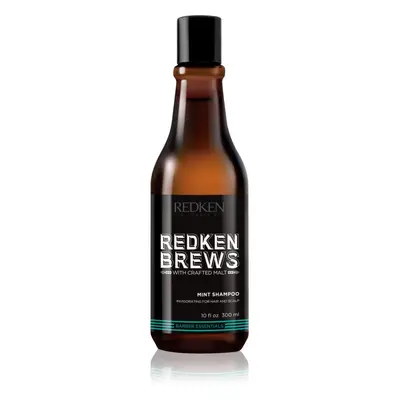 Redken Brews povzbuzující mentolový šampon na vlasy a pokožku hlavy 300 ml