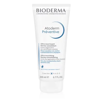 Bioderma Atoderm Préventive vyživující tělový krém proti vysoušení dětské pokožky 200 ml