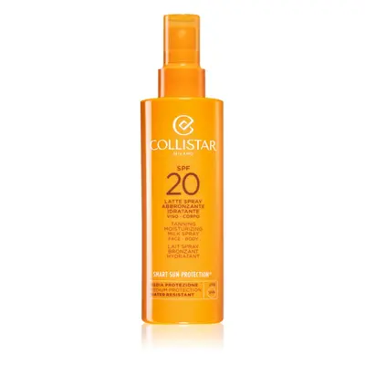 Collistar Smart Sun Protection Tanning Moisturizing Milk Spray SPF 20 ochranné mléko ve spreji S