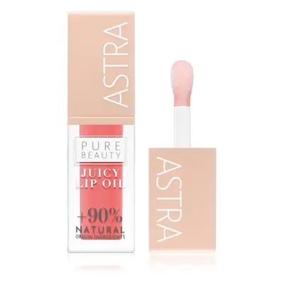 Astra Make-up Pure Beauty Juicy Lip Oil vyživující lesk na rty odstín 01 Peach 5 ml