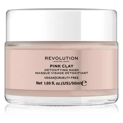 Revolution Skincare Pink Clay detoxikační pleťová maska 50 ml