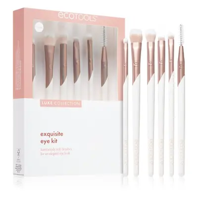 EcoTools Luxe Collection Exquisite sada štětců na oči a obočí 6 ks