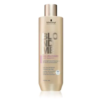 Schwarzkopf Professional Blondme All Blondes Light vyživující šampon pro jemné až normální vlasy