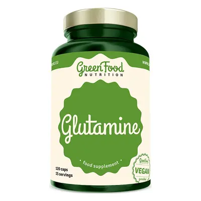 GreenFood Nutrition Glutamine podpora sportovního výkonu a regenerace 120 cps