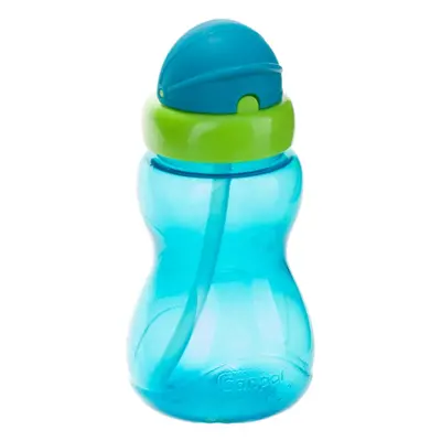 Canpol babies Sport Cup dětská láhev s brčkem 12m+ Blue 270 ml