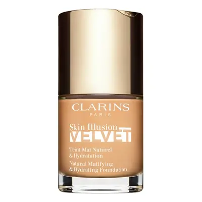 Clarins Skin Illusion Velvet tekutý make-up s matným finišem s vyživujícím účinkem odstín 108W 3