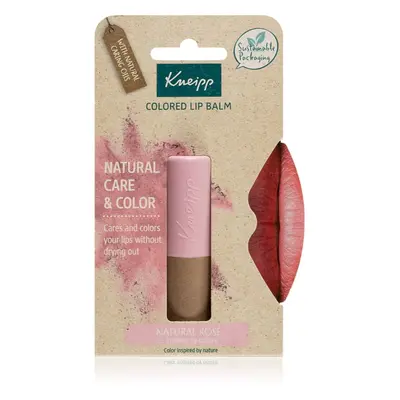 Kneipp Natural Care & Color barevný balzám na rty odstín Natural Rosé 3,5 g