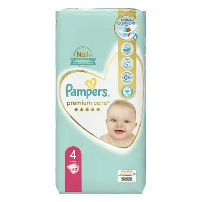 Pampers Premium Care Size 4 jednorázové pleny 9-14 kg 52 ks