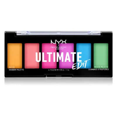 NYX Professional Makeup Ultimate Edit Petite Shadow paletka očních stínů odstín 02 Brights 6x1.2