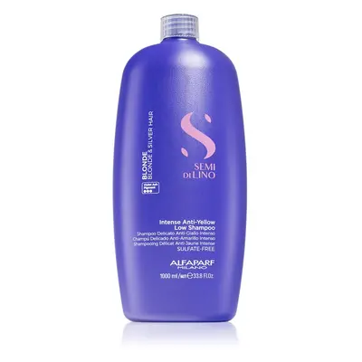 Alfaparf Milano Semi di Lino Blonde tónovací šampon pro blond a melírované vlasy 1000 ml